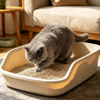 Arena sanitaria para gatos de tofu | 3 bolsas | 6 litros por bolsa | Absorción rápida | Forma grumos rápidamente | Desodoriza eficazmente | Sin polvo | Gránulos finos
