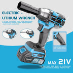 Llaves de impacto inalámbricas, Llaves de impacto de alto torque, Juegos de llaves inalámbricas, Equipadas con baterías, Baterías recargables. Brocas inalámbricas, Destornilladores compatibles con automóviles, Mecánicos de reparación de motocicletas, Entu