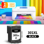 Cartuchos de tinta 301XL Color Negro Compatibles con Ink 301XL, compatibles con HP Envy 4500 4502 4504 5530 5532 Officejet 2620 2622 2624 4630 4632 1000 1050 1050A 1051A 1510 Impresora
