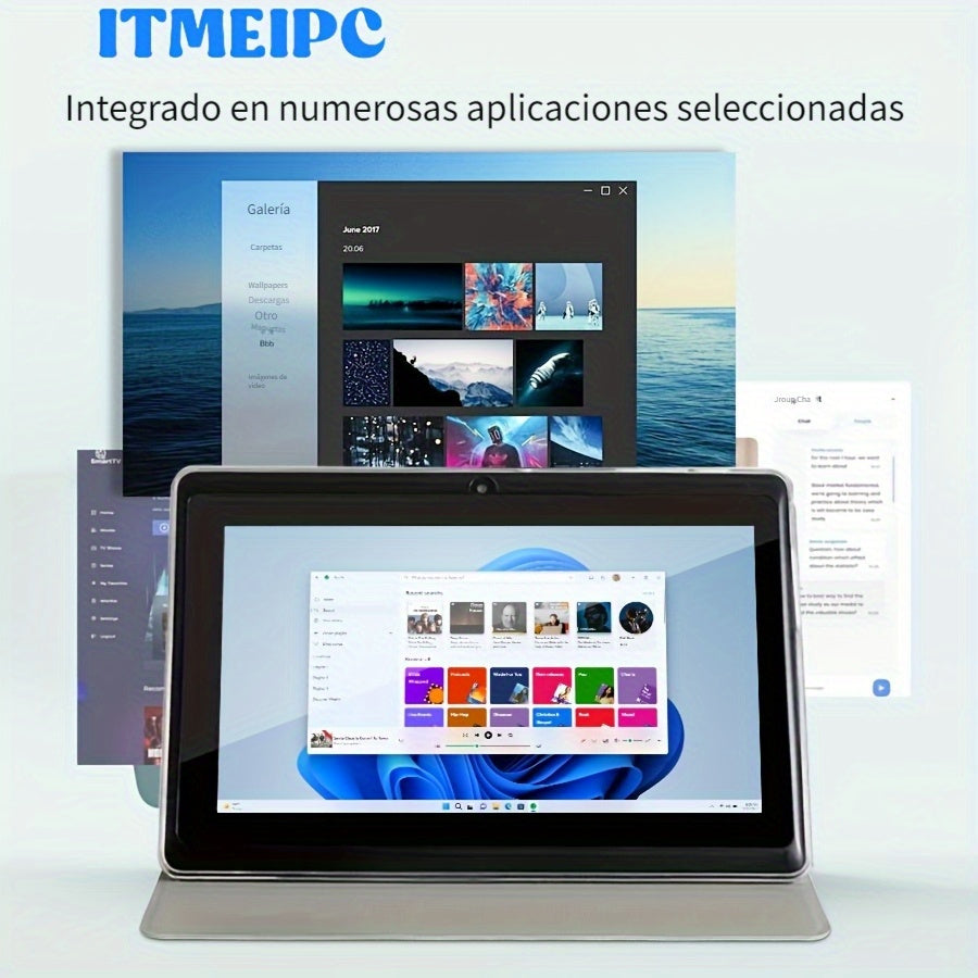 Cámara de seguridad | ITMEIPC Tablet Android de 7 pulgadas con Wifi 6, 4GB RAM + 32GB ROM, Pantalla IPS HD, Tablet de Entretenimiento Portátil