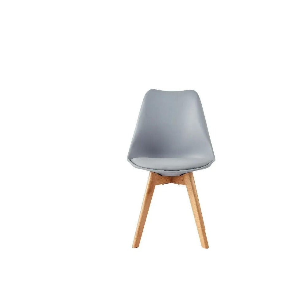 Sillas de comedor MCC Direct en juego de 4 piezas, sillas de cocina, sillas de oficina, silla de concha de diseño, "Eva" disponible en 7 colores de moda