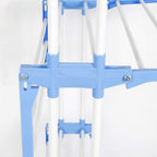 Tendedero de ropa, 4 Niveles Tendederos Plegables Vertical con Ruedas Amplio Espacio de Secado Tendederos, Acero Inoxidable Tendal para Exterior y Interiores