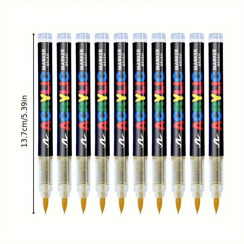 Pintura acrílica | Set de 120 Marcadores de Pintura Acrílica, 3ª Generación, con un Gran Flujo de Tinta, Color Consistente, Inodoros, Escritura