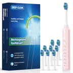 Cuidado bucal | Cepillo de dientes eléctrico inteligente para adultos con 6 modos de limpieza (limpieza profunda, blanqueamiento, cuidado de