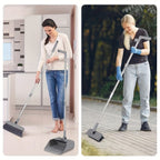 Kit de limpieza 3 en 1 para el hogar: Escoba de cerdas suaves, recogedor y juego de cepillos - Anti-pegajoso para el pelo, ideal para el hogar, la oficina, la escuela, el dormitorio - Regalo perfecto de Navidad, cepillo de limpieza, juego de escoba y reco