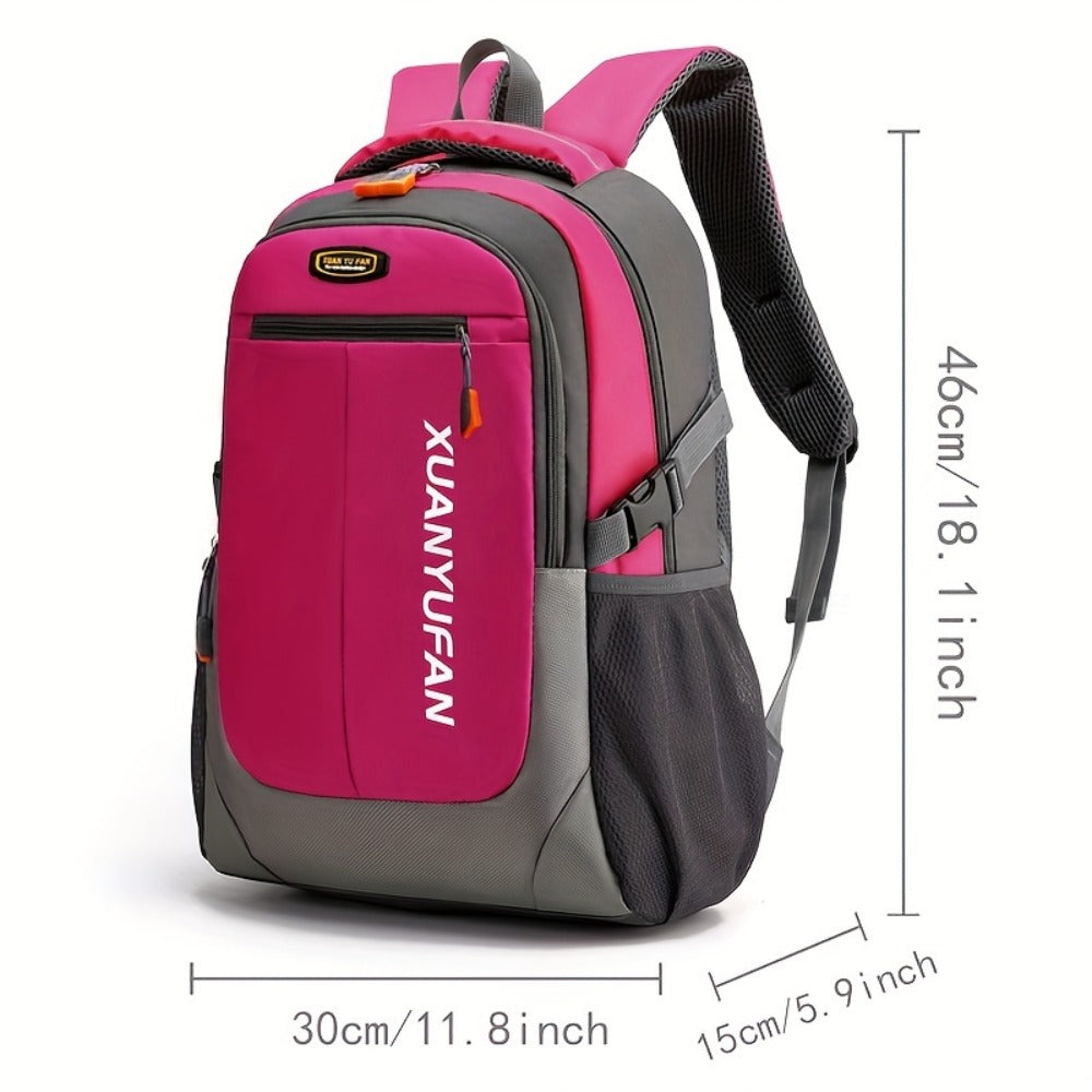 Mochila de viaje casual para hombre con gran capacidad XUANYUFAN, con correas ajustables - Tejido de Oxford duradero, cierre con cremallera, forro de poliéster, ideal para uso al aire libre y deportivo, mochila deportiva | Mochila de estilo casual | Mochi