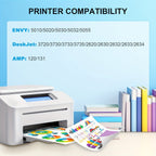 Cartuchos de tinta remanufacturados 304XL compatibles con cartuchos de tinta HP 304XL, reemplazo de color negro para HP Deskjet 2620 2630 2632 3720 3721 3723 3724 3730 y HP Envy 5010 5020 5030 5032 5034 5052 5055
