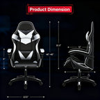 Silla de oficina para teletrabajo y estudio | metal y ajustable