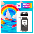 Multipack de cartuchos de tóner compatibles con Canon PG575XL CL576XL, aptos para impresoras Canon PIXMA TS3550i/TS3551i/TR4750i/TR4751i, recargas de tóner de tinta negra de alto rendimiento con componentes, reemplazo para impresoras TS3550i/TS3551i/TR475