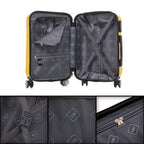 Maleta de Cabina Policarbonato 55x40x20cm (40L) - 20 Pulgadas - Negro/Azul/Amarillo/Rojo/AzulMarino/Plaeada/RosaDorada/Menta