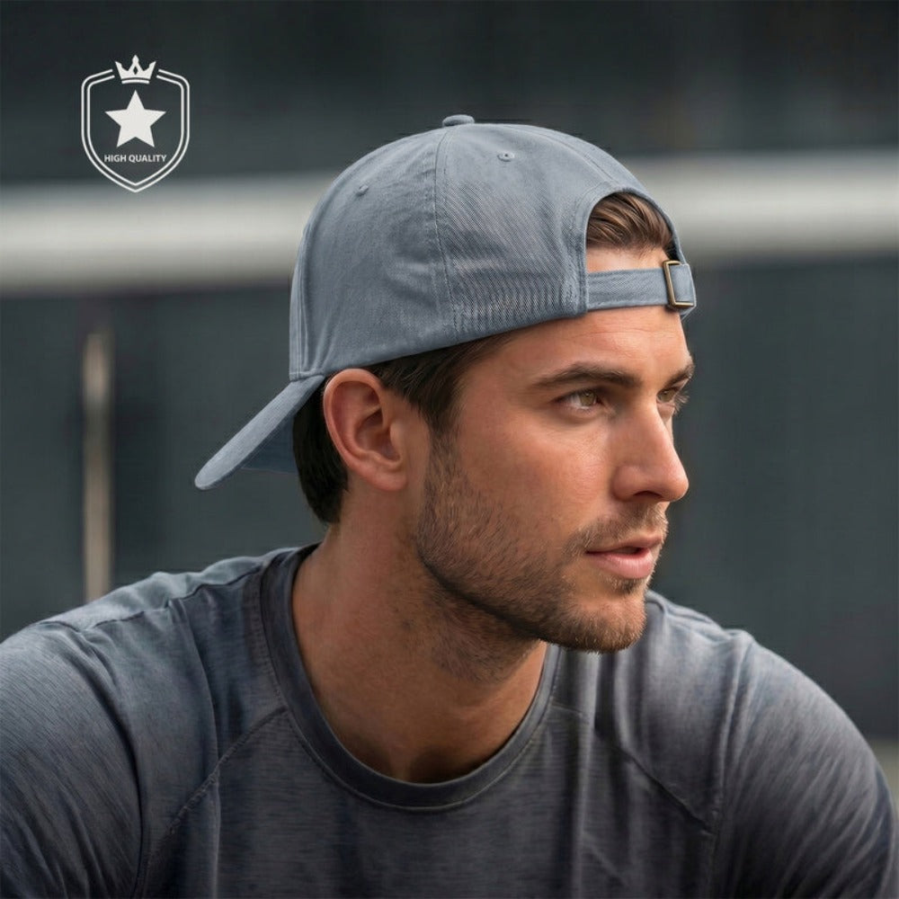 Gorra de béisbol unisex ajustable azul claro con visera perfilada que protege los ojos y la cara del sol, gorra de béisbol para hombre, gorra de béisbol para mujer, gorra de béisbol para hombre, accesorio cómodo para la cabeza para uso diario y actividade
