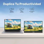 Monitor Full HD para ordenador y gaming portátil | Trabajo, juegos y segunda pantalla