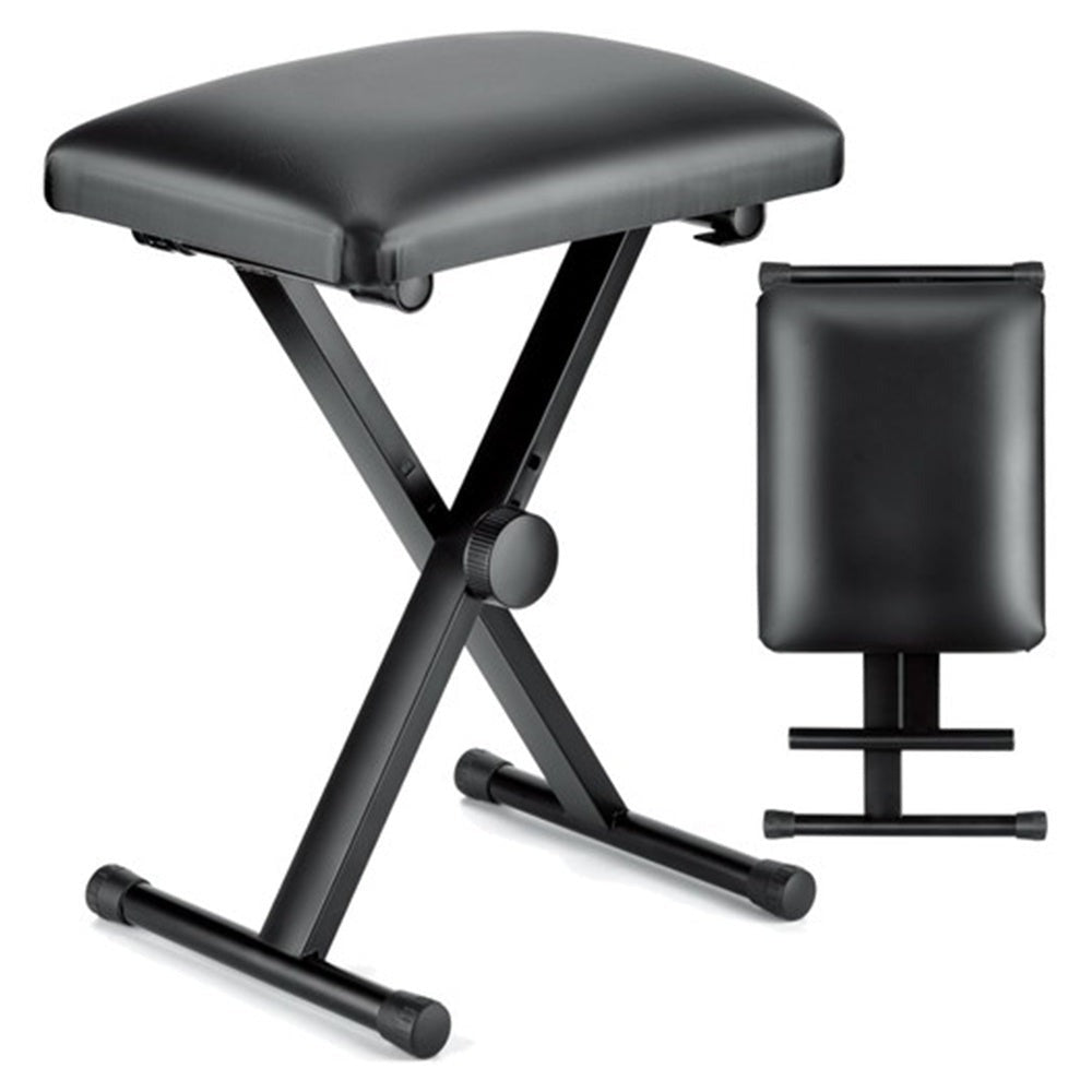Juego de 1 taburete de hierro para piano electrónico, plegable, de altura ajustable, en forma de X, para una persona, silla para guitarra, taburete plegable de altura ajustable en forma de X para piano