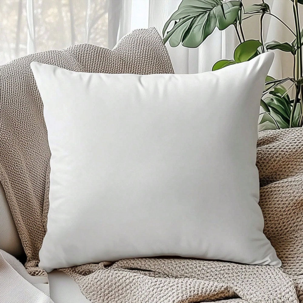 2/4 piezas de almohadas cuadradas suaves y esponjosas con cierre de cremallera desmontable - 45X45/50X50 cm, cojines decorativos multiusos para todas las estaciones, adecuados para camas, sofás, decoración del hogar - Estilo moderno