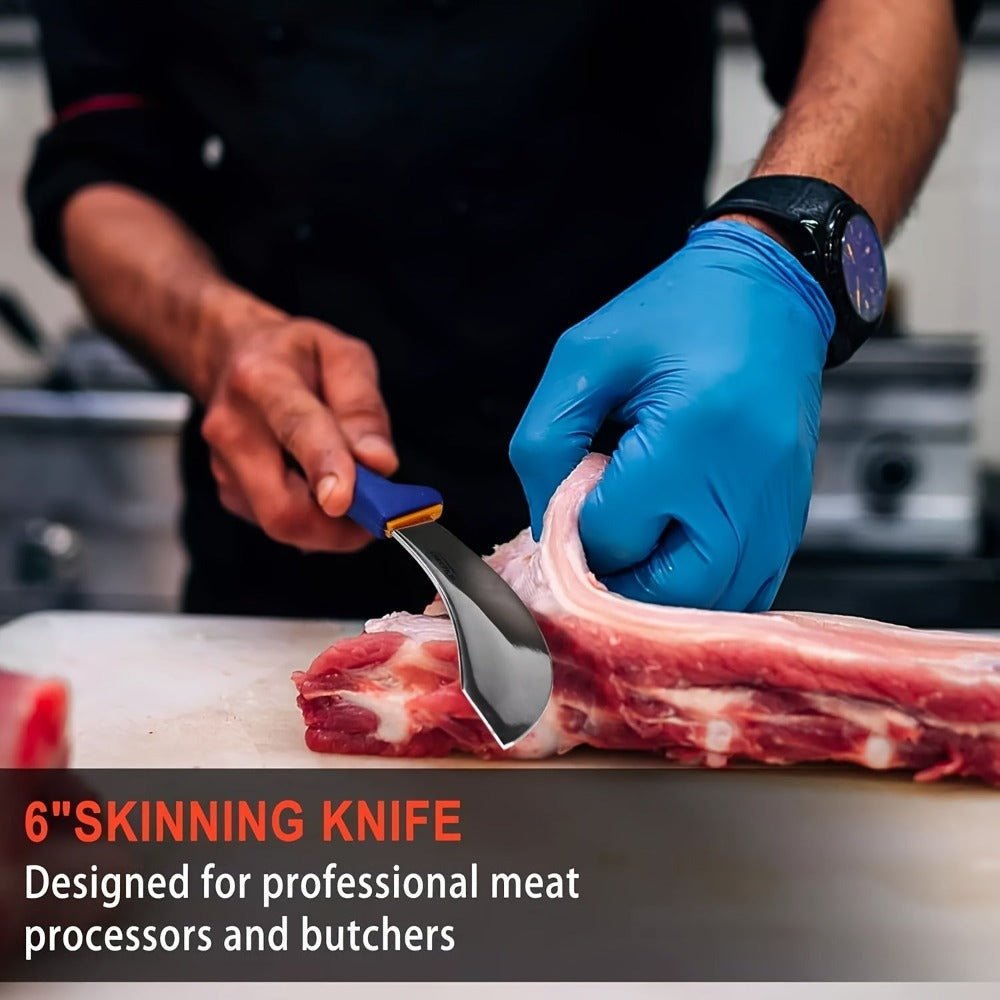 4 Piezas Cuchillo de Cocina, Cuchillo de Filetear, Utensilios de Cocina, Accesorios y Gadgets de Cocina, Cuchillo de Chef, Cuchillo de Frutas, Cuchillo de Carnicero de Acero Inoxidable, Cuchillo Profesional Afilado para Cocinar Carne, Cuchillo de Cocina p