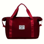 Bolso de mano de gran capacidad, equipaje de fin de semana ligero de nailon, bolsa de viaje portátil para gimnasio y almacenamiento