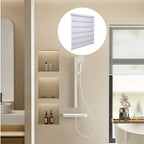 2 Piezas de Persianas Doble Rodillo - Semi-Transparentes y Opacas, Fácil Instalación Sin Taladro, 100% Poliéster, Diseño Lateral para Dormitorio, Sala o Baño, Decoración Hogareña Fácil de Limpiar, Estilo Clásico, Material Duradero, Persianas Ajustables pa