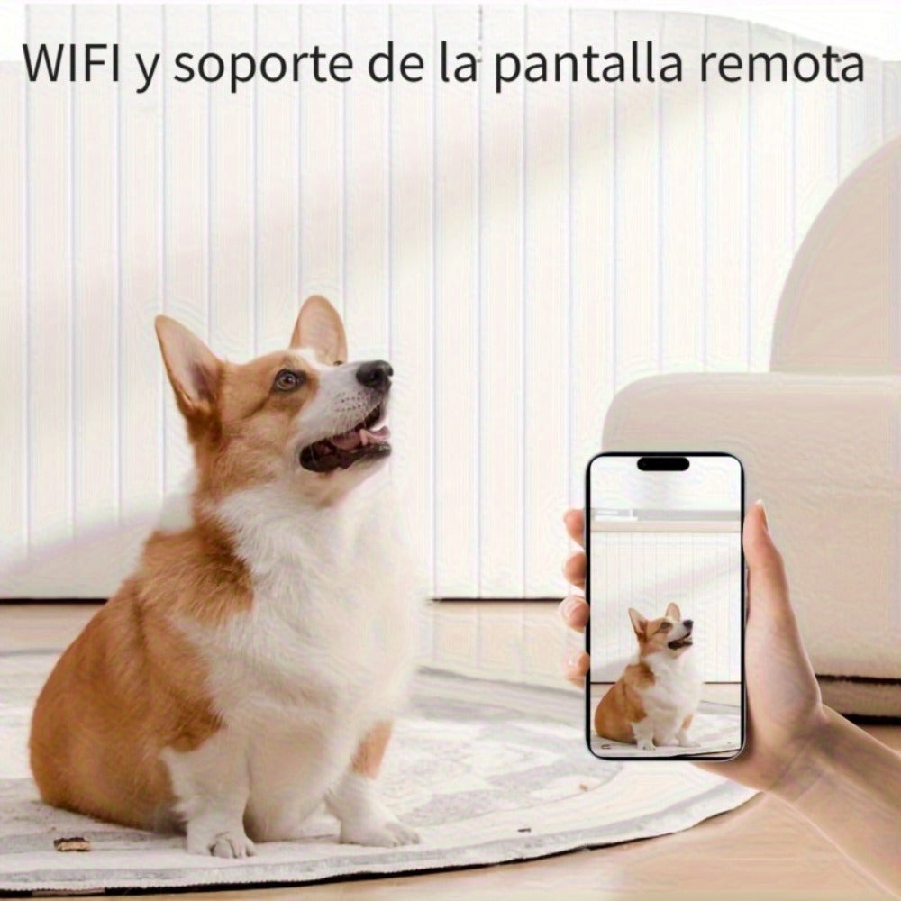 Cámara Despertador 1080P WIFI con Detección de Movimiento, Visualización Remota y Control por APP para Mantener Segura tu Hogar, Oficina, Mascotas y Bebés