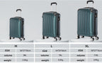 Juego de Equipaje que Incluye una Maleta de Cabina de 20 Pulgadas, una Maleta de Viaje Expandible con Ruedas Giratorias de 360 Grados, Cerradura con Contraseña, Gran Capacidad, un Equipaje de Bodega de 28 Pulgadas y un Equipaje de Mano para Viajes