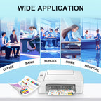 Cartuchos de tóner de repuesto compatibles con HP 301XL para impresoras HP Deskjet 1110/1111/1112, Envy 4510/4511/4512, Officejet 3830/3831/3832, 4650/4652/4654 - Recarga de tóner compatible, sin piezas electrónicas, reemplazo económico