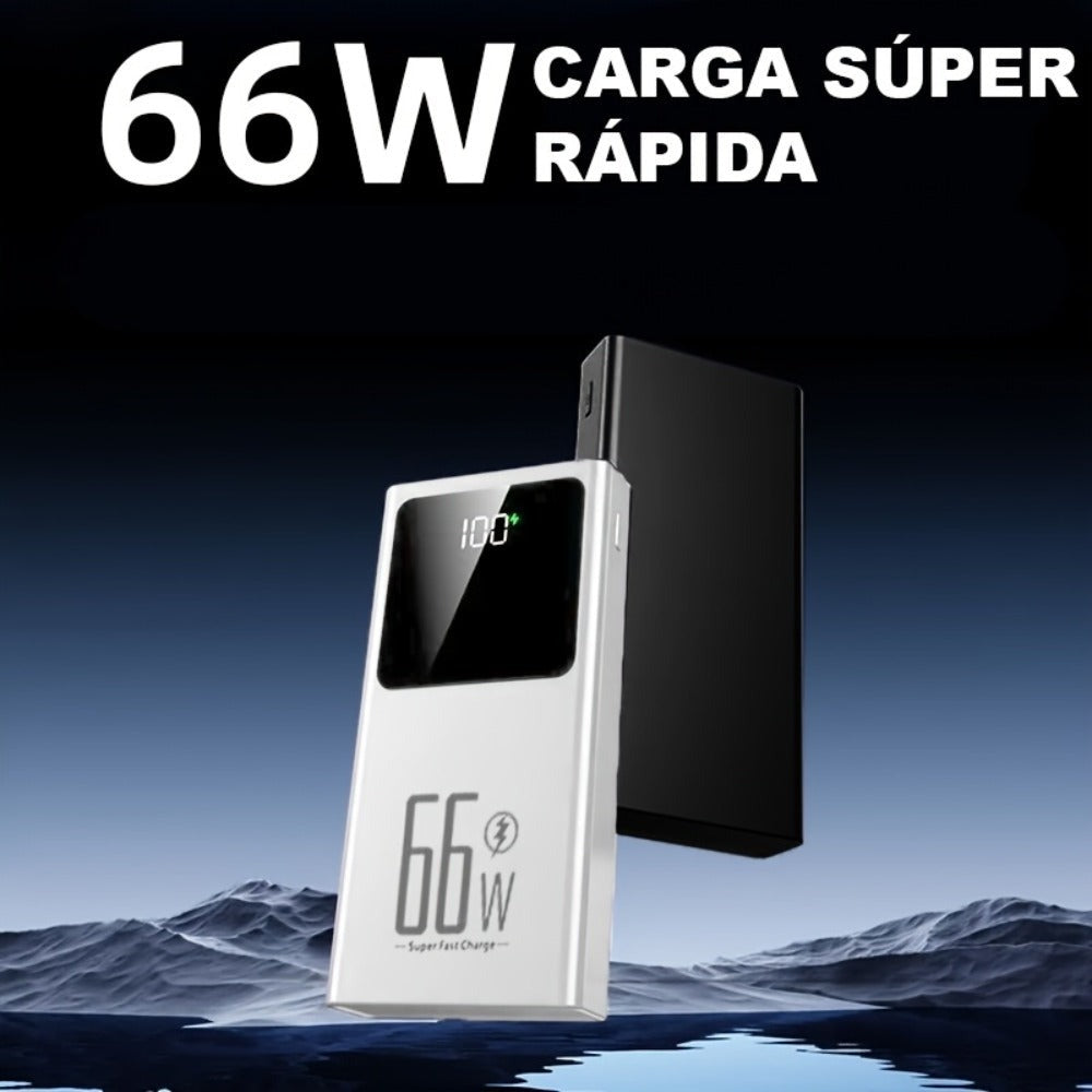Batería Externa Portátil de Gran Capacidad de 50000mAh, Cargador USB Rápido para Reserva de Energía de Emergencia al Aire Libre, Luz para Camping al Aire Libre, Carga Rápida Bidireccional, Adecuada para Teléfonos, Android y Dispositivos Digitales, Regalo