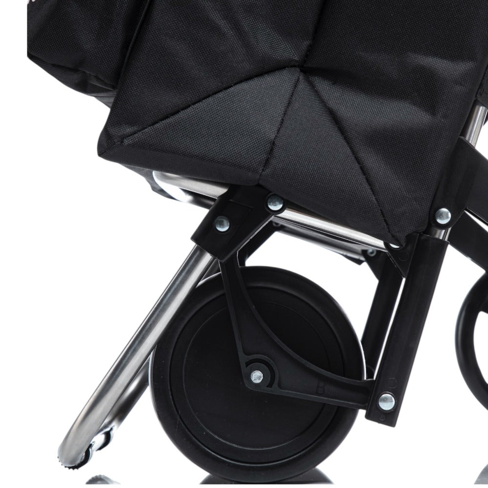 Carrito de Compra Plegable con Bolsa Térmica \Impermeable y 4 Ruedas,Ligero, 94x44x38cm,40 litros,Resistente y Reutilizable,Carro de Compra Plegable, 4 Ruedas de Alta Resistencia,Carro Compra. (COMPRA-002)