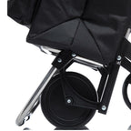 Carrito de Compra Plegable con Bolsa Térmica \Impermeable y 4 Ruedas,Ligero, 94x44x38cm,40 litros,Resistente y Reutilizable,Carro de Compra Plegable, 4 Ruedas de Alta Resistencia,Carro Compra. (COMPRA-002)