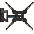 Soporte de pared para TV ajustable de 22KG con soporte de pantalla giratorio y inclinable, máximo VESA 400X400, adecuado para TVs y monitores de 14-55 pulgadas (modelo NS-117B-2)