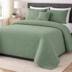 Colcha Bouti Verano Estampada Reversible – Microfibra Suave y Duradera, Antiárrugas, Secado Rápido, Ligera para Cama Individual 90 y Doble – Sin Fundas de Almohada