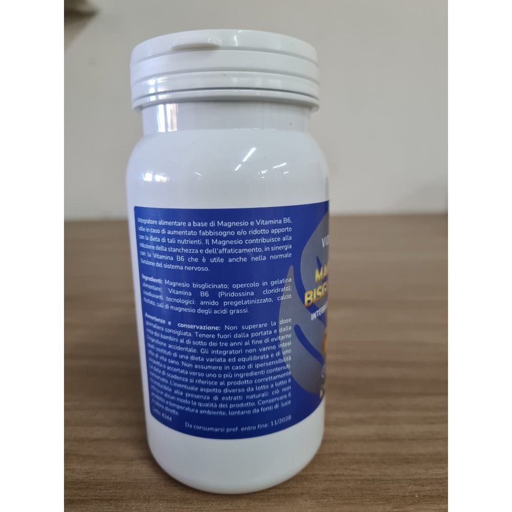 [PROMOCIÓN PAQUETE DE 2] 2 Suplementos de Bisglicinato de Magnesio con Vitamina B6 - 360 Cápsulas