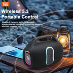 Altavoz Bluetooth para música en casa y al aire libre | 24W y 3600mAh