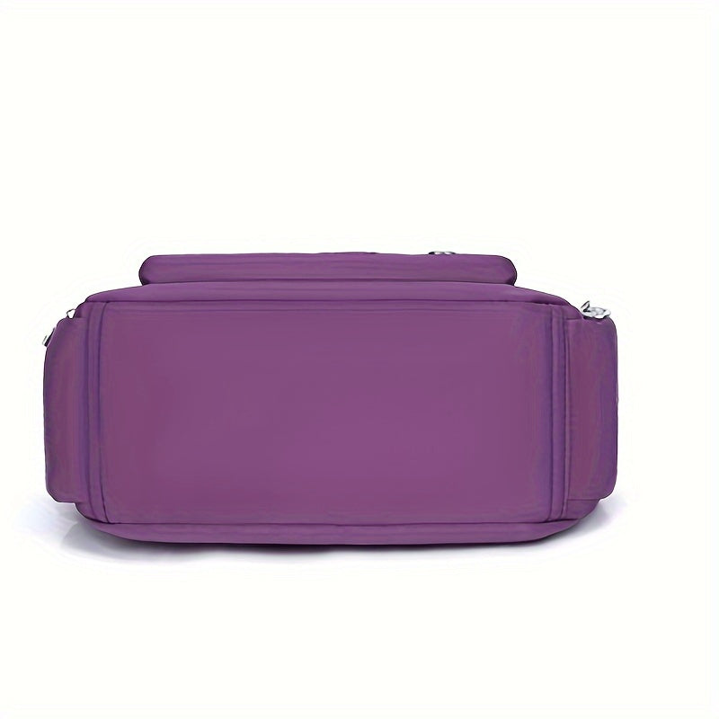 Lingzhikang Bolso Bandolera Unisex Casual - un Bolso de Hombro Espacioso con Múltiples Bolsillos y Correas Ajustables, Hecho de Forro Ligero y Duradero. La Versión Negra Presenta Detalles de Borlas