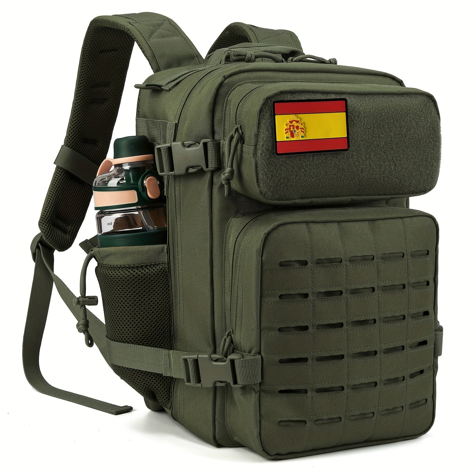 Mochila Táctica de 25L para Mujer, Mochila de Senderismo para Exteriores, Soporte para Botella de Agua - Ideal para Senderismo de 3 Días, Trekking, Camping, Deportes al Aire Libre, Regalo de Cumpleaños