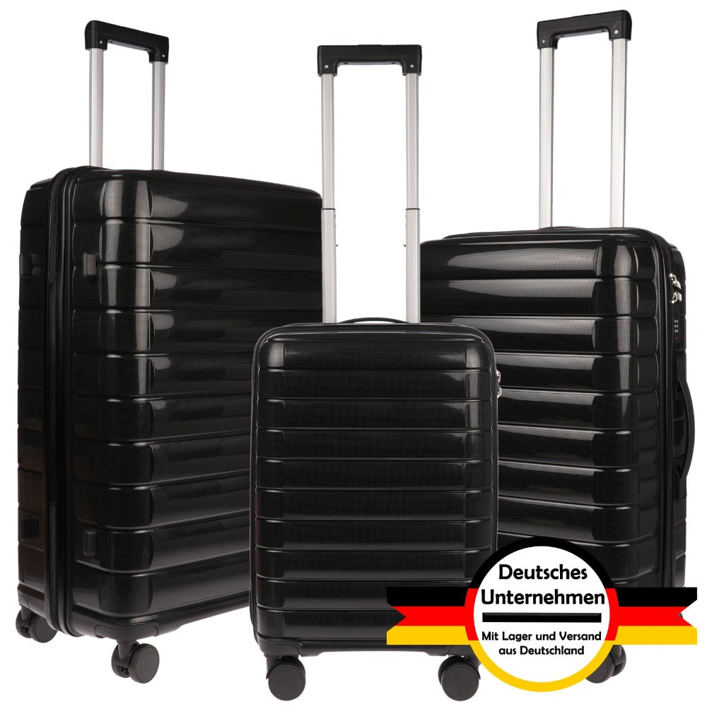 Juego de Equipaje de 3 Piezas con Carcasa Dura - Maleta XL de Equipaje de Mano, Juego de Maletas con Ruedas de 3 Piezas, Juego de Equipaje de Viaje, Oferta de Juego de 3 Maletas
