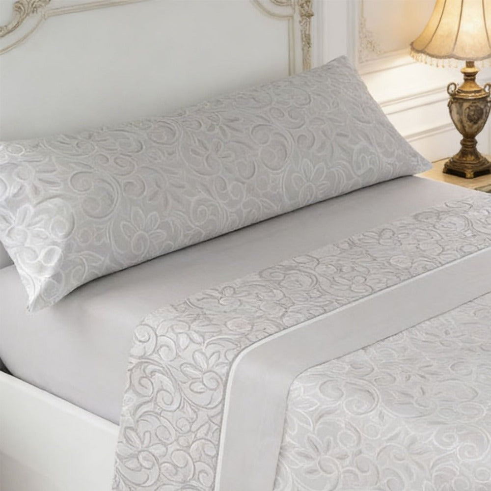Juego de ropa de cama (Sábana ajustable, Cubrecama, Funda de almohada) | Juego de sábanas estampadas de 3 piezas | Primavera/Verano | Múltiples estilos | Tejido suave | 180cm - Múltiples tamaños disponibles
