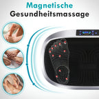 Placa de vibración inteligente con control remoto, 120 niveles de masaje electromagnético, motor silencioso, ejercicio para la pérdida de peso de todo el cuerpo, capacidad de carga máxima de 120 kg, adecuada para fitness en casa, sin batería
