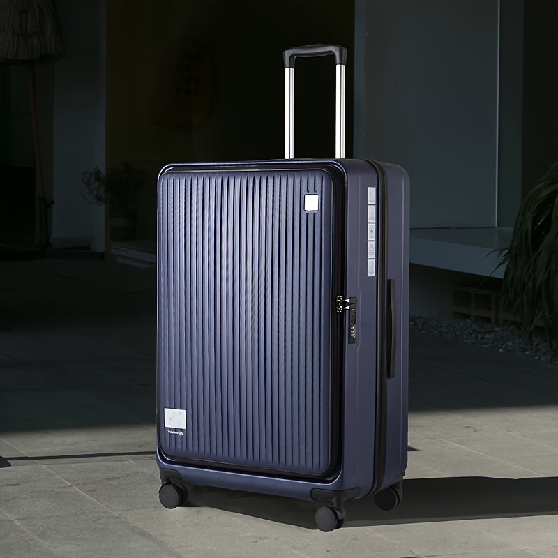 Maleta de Viaje Expandible ABS para PC con Tapa Abatible y Cierre TSA, Spinner, Rígida y Ligera para Llevar a Bordo
