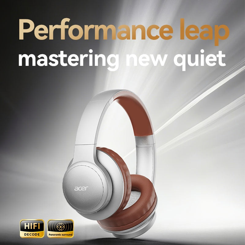 Auriculares Bluetooth | [Producto Oficial Acer] Auriculares Over-Ear Acer OHR559 OWS con Sonido Envolvente ACS, Bajos Potentes, Batería de Larga