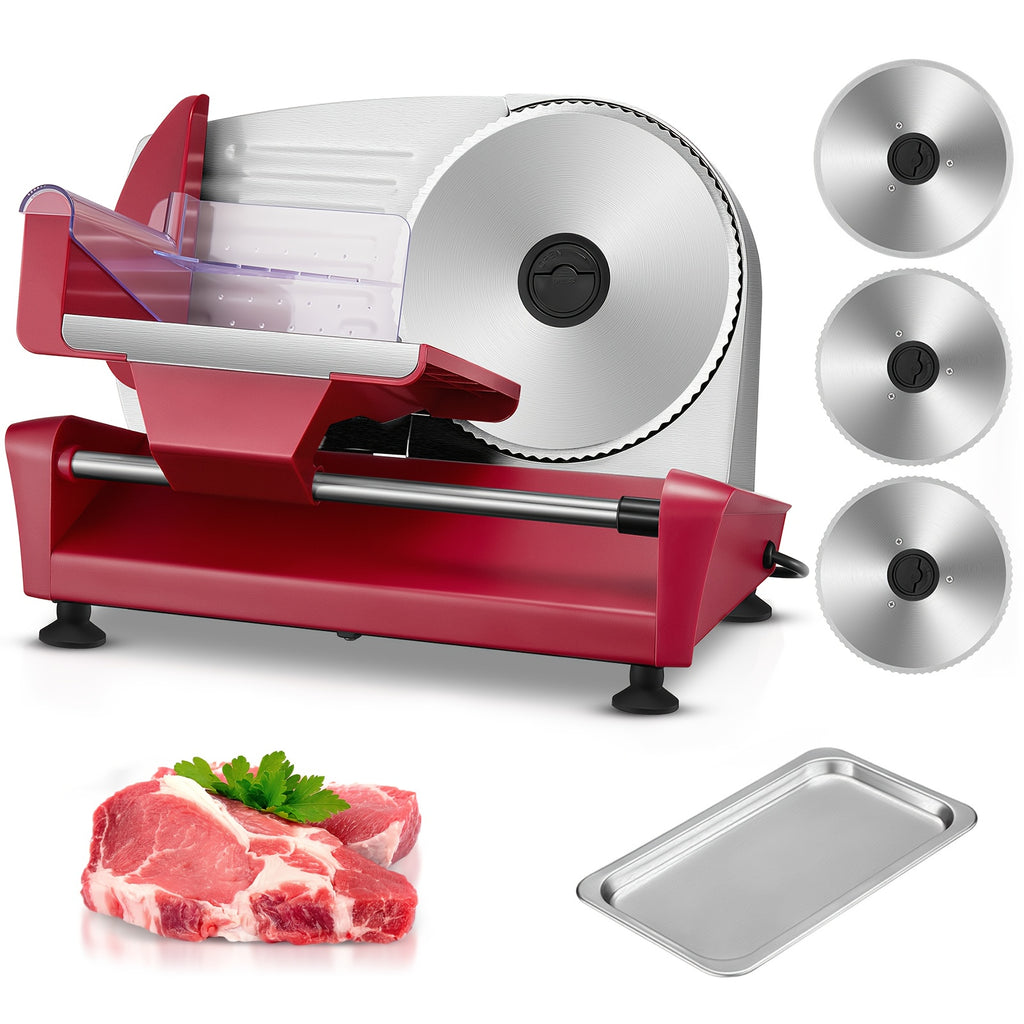 Rebanadora eléctrica de alimentos ajustable | Carne queso pan cocina y hostelería
