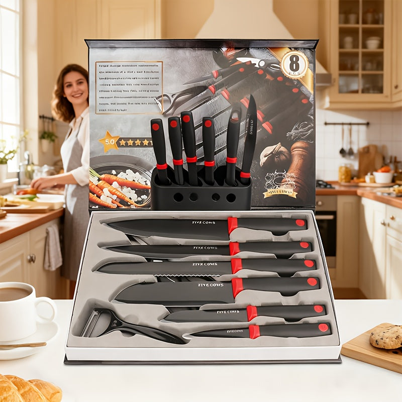 Juego de cuchillos para preparación diaria de alimentos | 7 piezas