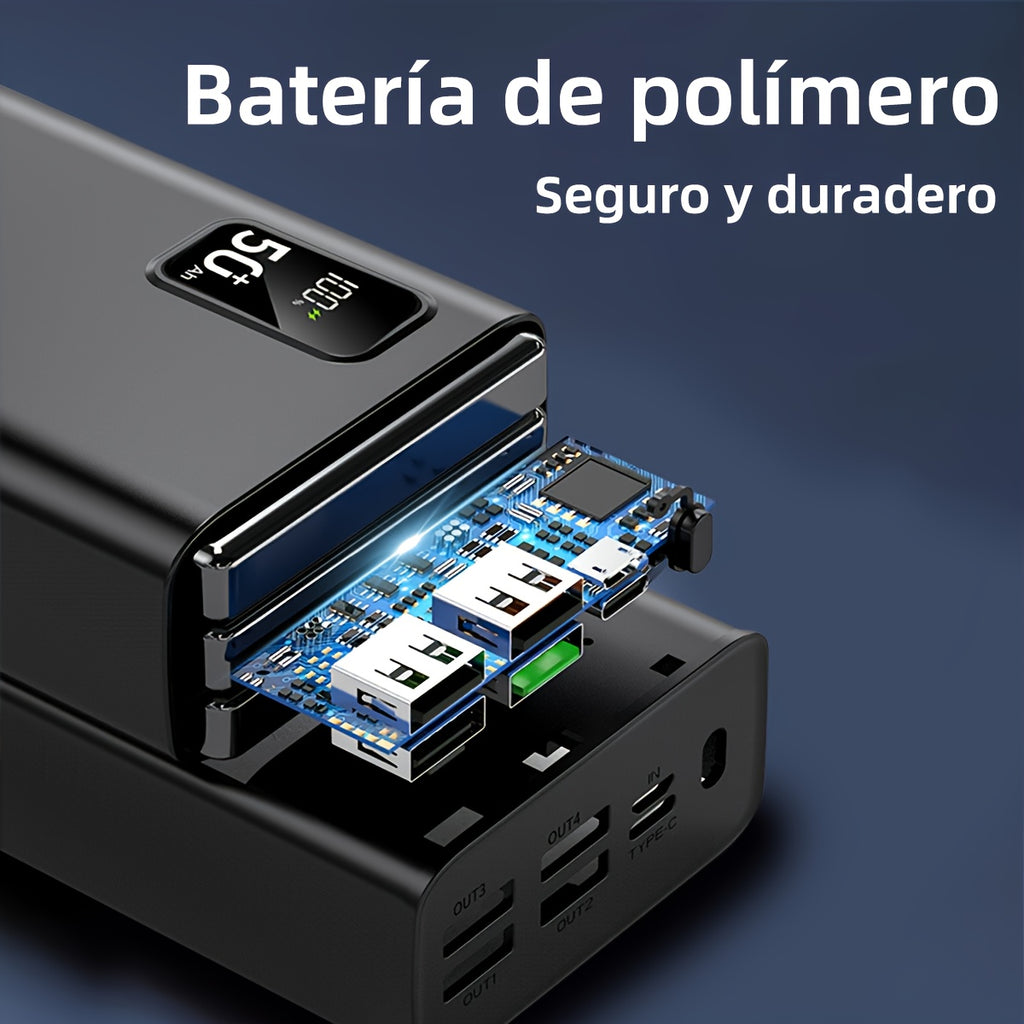 Power bank para carga durante viajes y uso diario | 50,000mAh