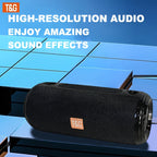 Altavoz Bluetooth | Altavoz sin varillas portátil TG537 - Sistema TWS, llamadas manos libres, reproducción USB, ideal para camping y viajes