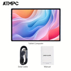 Tabletas Android | ATMPC, Tablet Android, Tablet Android 14 de 10 pulgadas con procesador Octa-Core, 12GB (4GB+8GB) y 128GB de almacenamiento