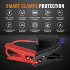 Arrancador de batería de coche KOPUO, arrancador de batería de coche de 3000/4000A para motores de gasolina de hasta 8.5L y diésel de 7.0L, caja de arranque portátil de 12V con USB/banco de energía/salida dual/luce LED, cargador de coche