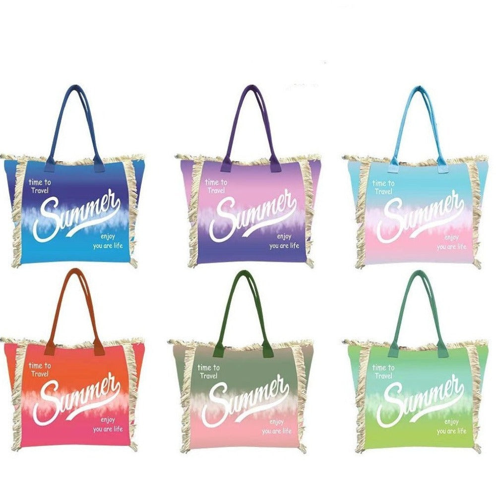 MEJORADA Bolso de Playa o piscina Grande - Diseño Verano, Ligera y Espaciosa (55x35x20 cm), TOTE BAG, Disponible en 6 Colores, Ideal para Viajes y Vacaciones