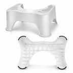 Escabel ergonómico para inodoro, 17 cm, plataforma de baño, 42 cm, escabel reciclado para inodoro, antideslizante para adultos y niños, 1 unidad