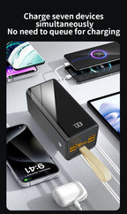 Power bank para carga durante viajes y uso diario | 80000Mah