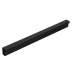 10piezas de manijas de muebles negros, tira, espaciado de agujeros 96Mm 128Mm 160Mm, manijas modernas y estéticas para armarios, cajones y puertas, ideales para cocina, baño, sala de estar - un conjunto completo con tornillos.