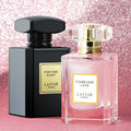 2 Frascos de Perfume Transparente para Mujer, Rosa, Vainilla, Jazmín, Suave y Dulce, Perfume Promocional para Mujer, Textura Avanzada, Fragancia Avanzada, Fragancia Floral Encantadora de Larga Duración, Recomendado para Citas, Viajes, Regalos para Mujeres