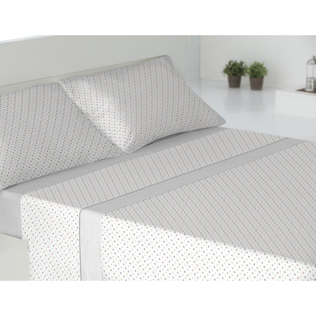 Juego de cama de 3/4 piezas apto para todas las estaciones, que incluye una sábana, una sábana ajustable y fundas de almohada. Medidas: 90 cm, 105 cm, 135 cm, 150 cm y 180 cm